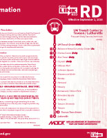 PDF Schedule for CityLink RED